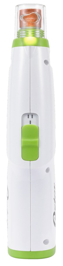 Oster Nail File Gentle Paws – White/Green – Cordless – LED Light – Battery Powered – Claw File – Quiet – Ergonomically Designed