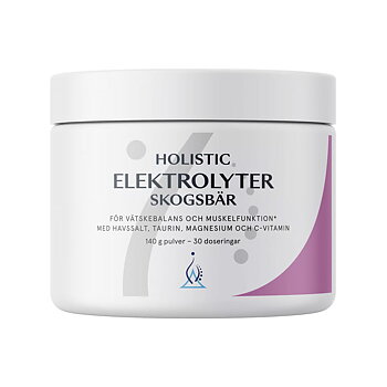 Elektrolyter Skogsbär 140 g Holistic