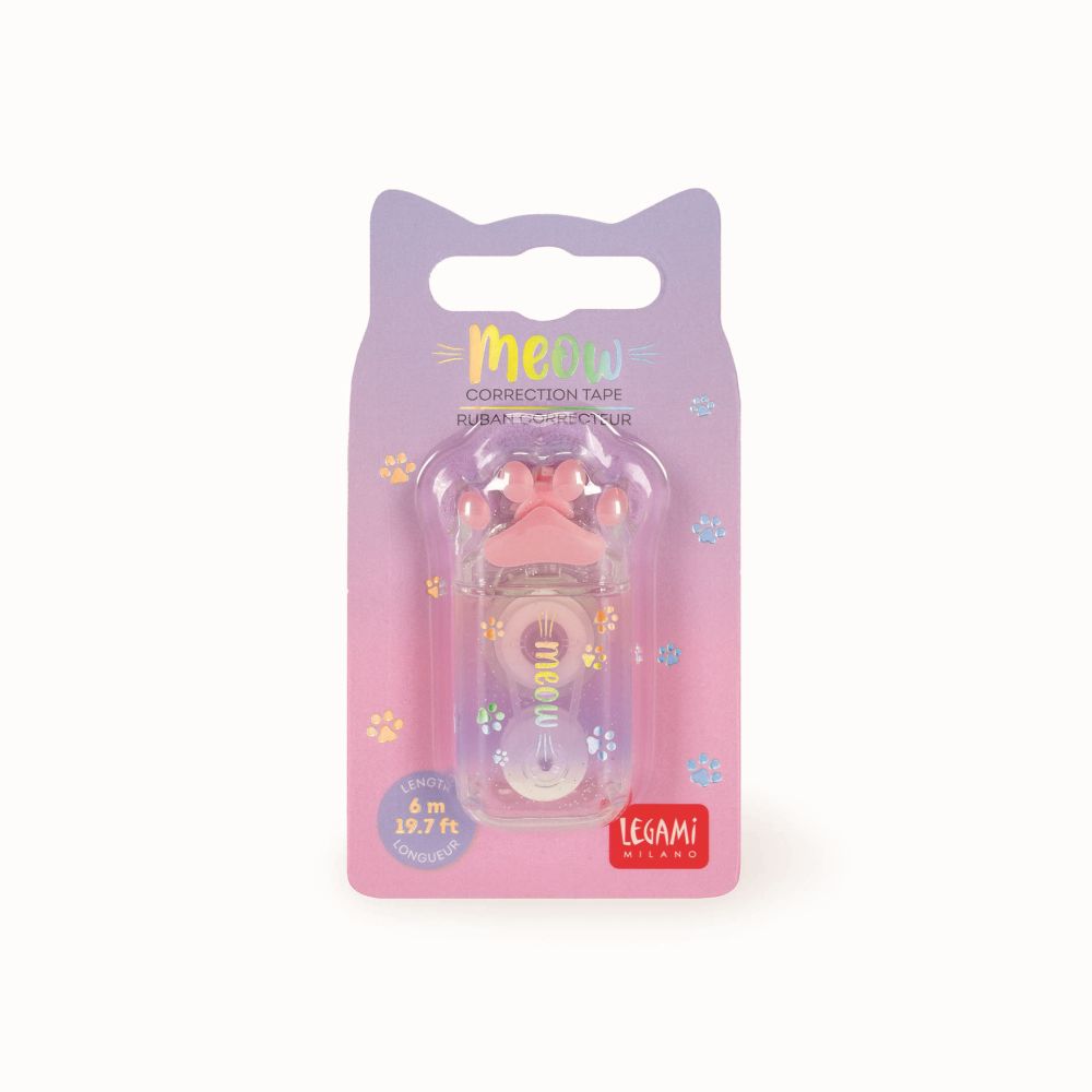 Meow Kitty, correction tape, korrigeringstejp