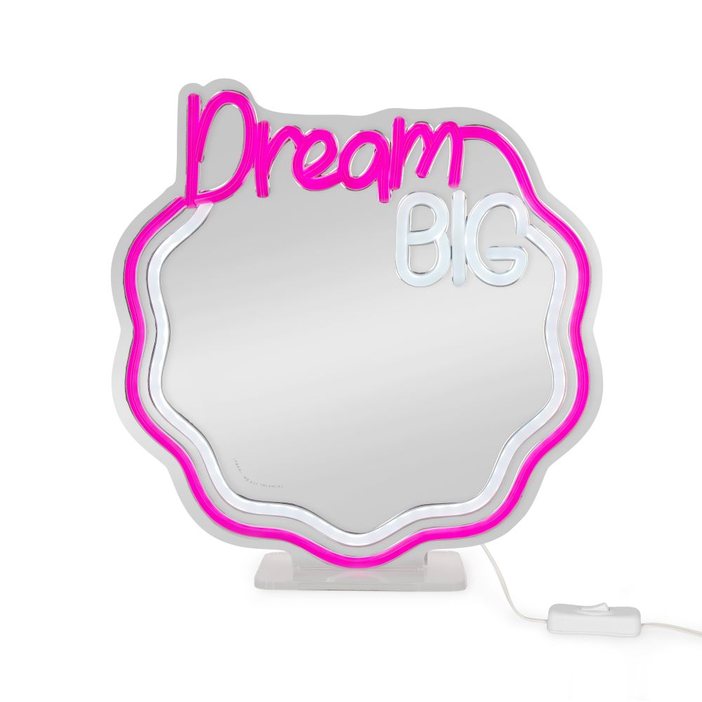 It's a sign, LED-lys med spejl og neon-effekt, Dream Big - 4