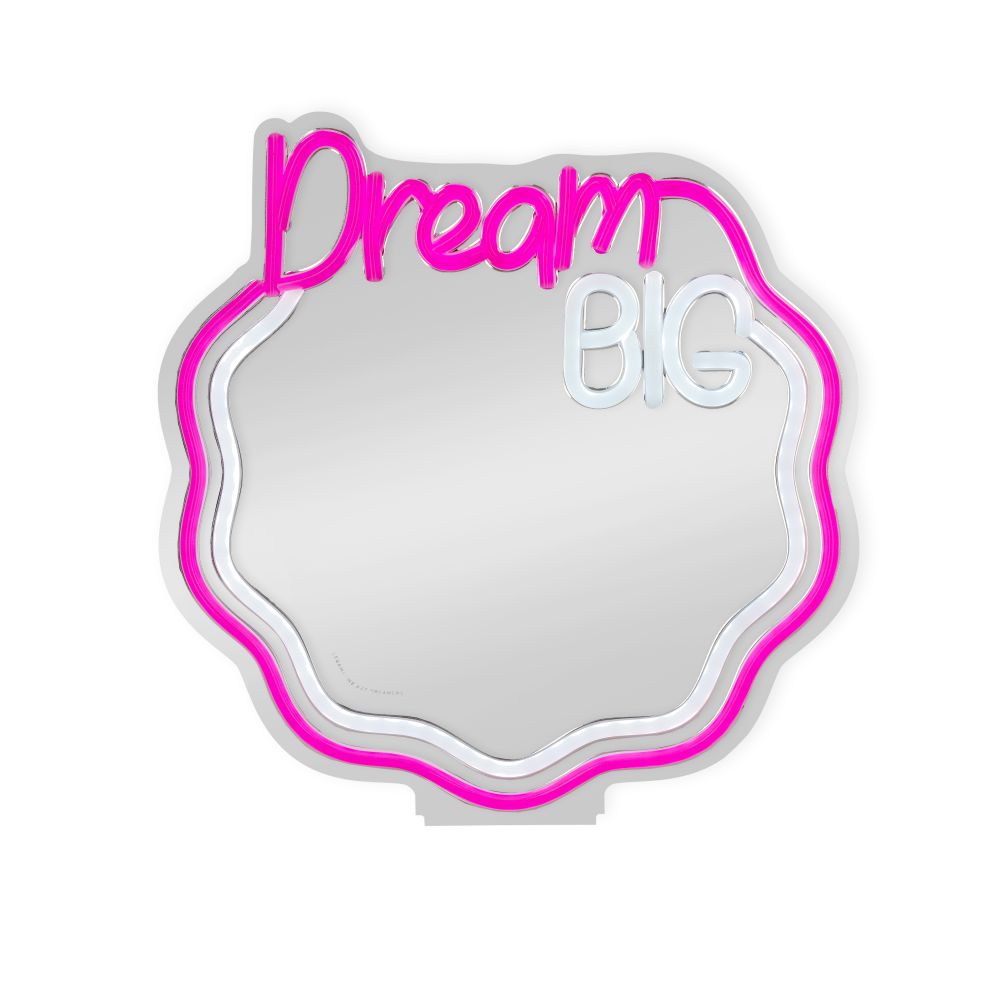 It's a sign, LED-lys med spejl og neon-effekt, Dream Big - 3