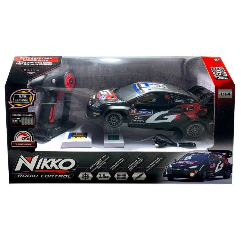 NikkoToyota Gazoo Racing Rovanperä Sweden Rally 2024 1:14 Elite Racerbilar - 2