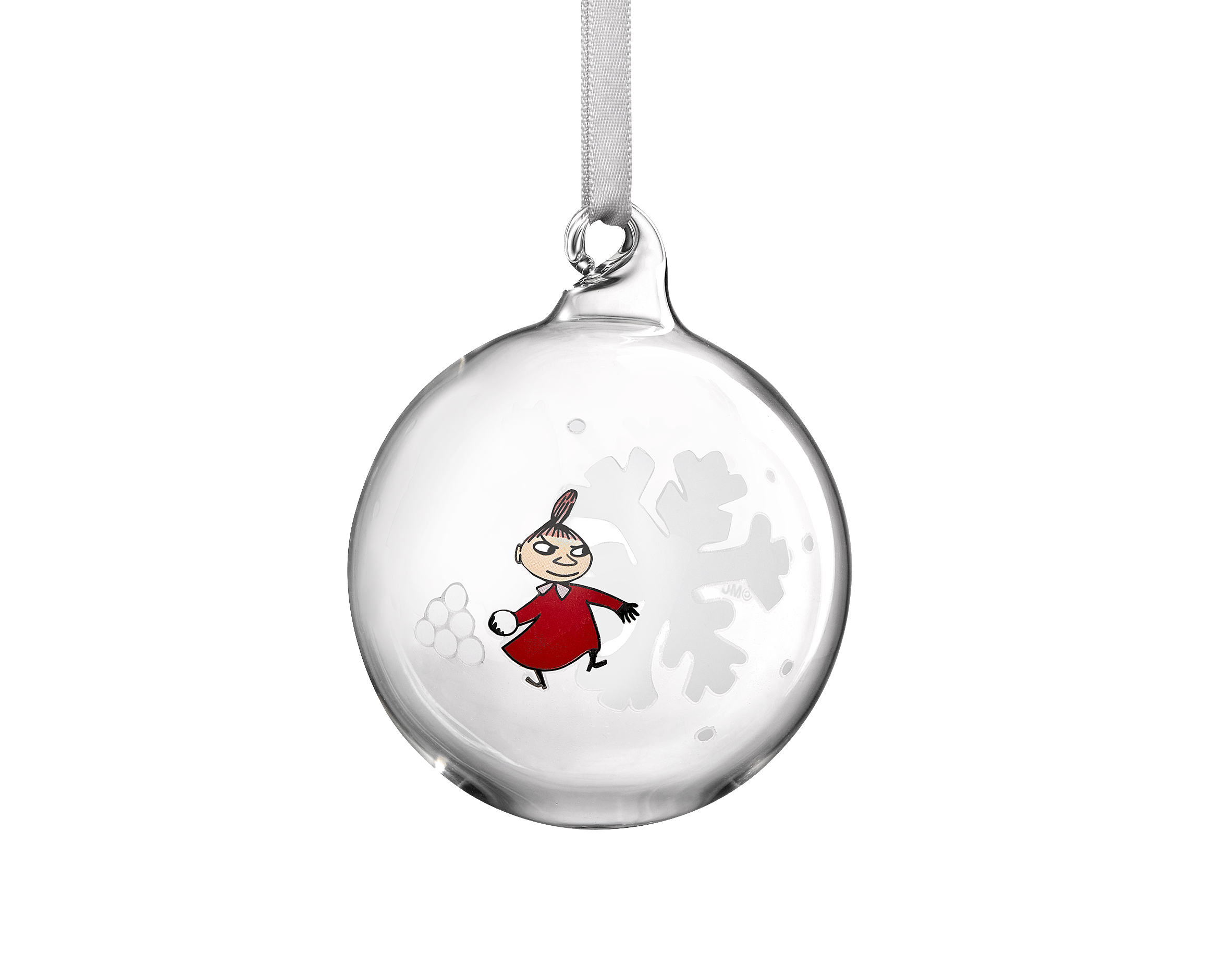 Mumin Julkula Snöflinga Ø7cm - 2