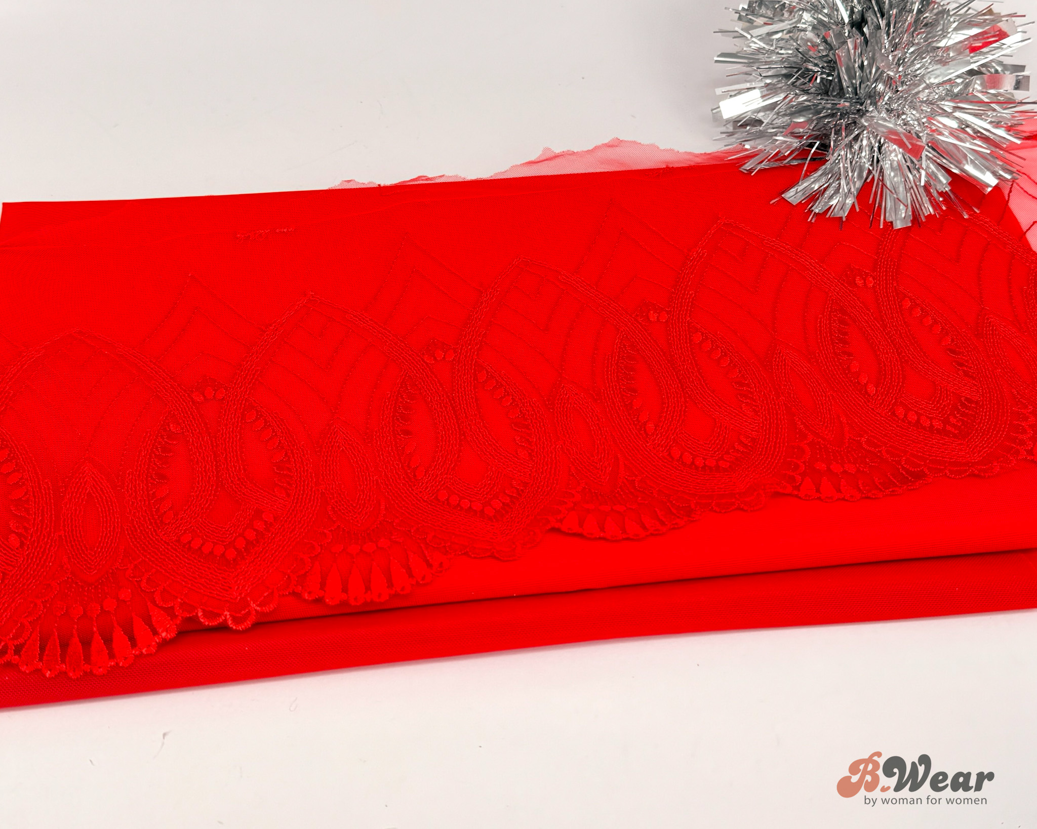 BH kit med spets - Mrs Claus - 2