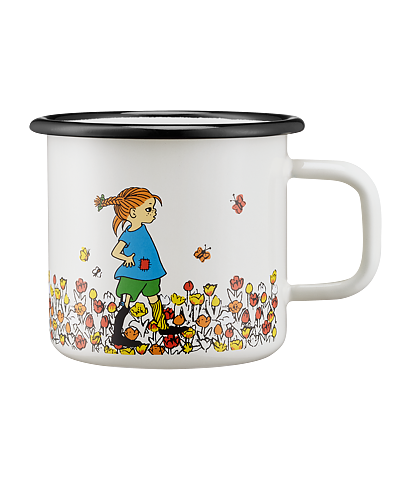 PIPPI  Emalj Mugg 3.7dl var mer Pippi