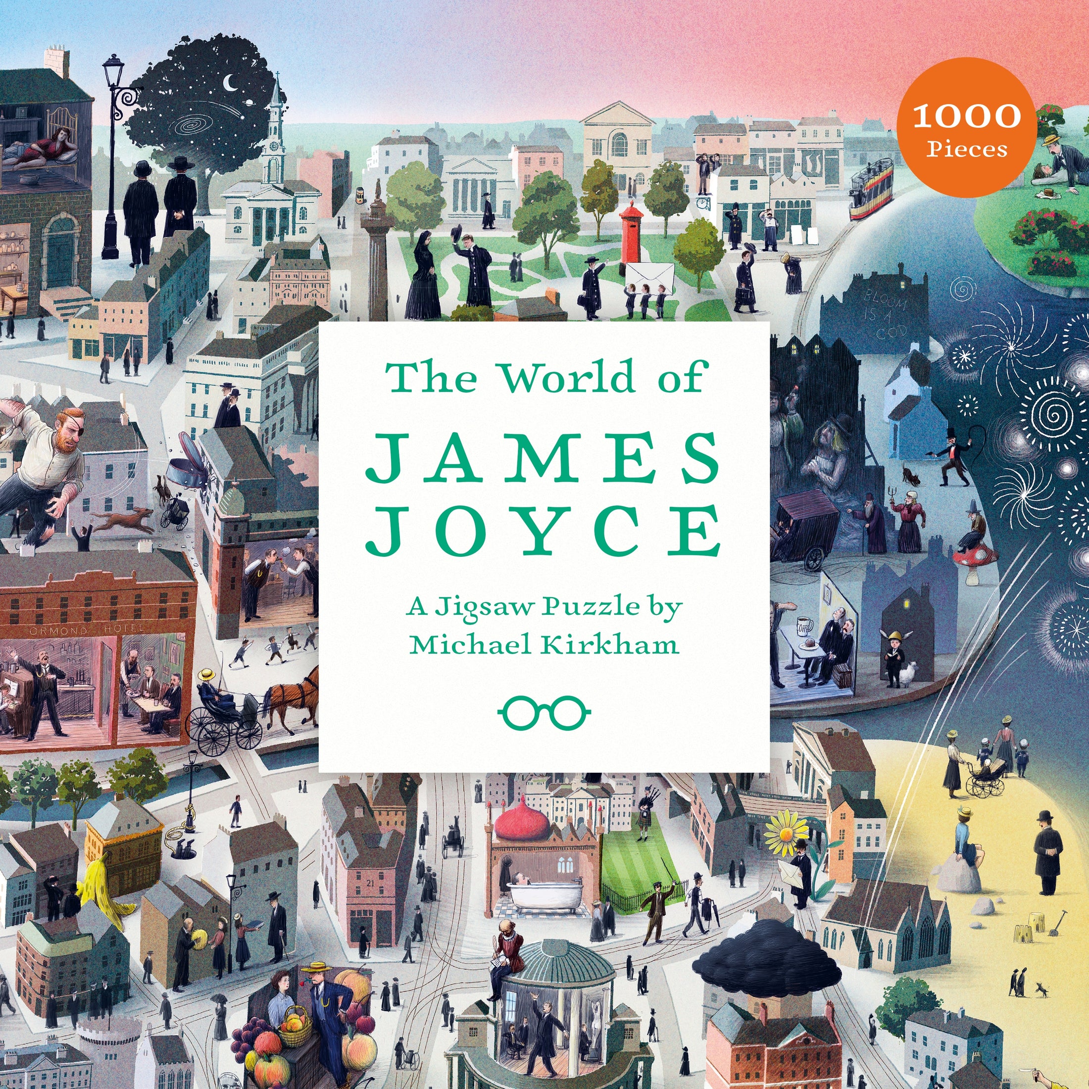 The World of James Joyce And Other Irish Writers, 1000 Piece Puzzle