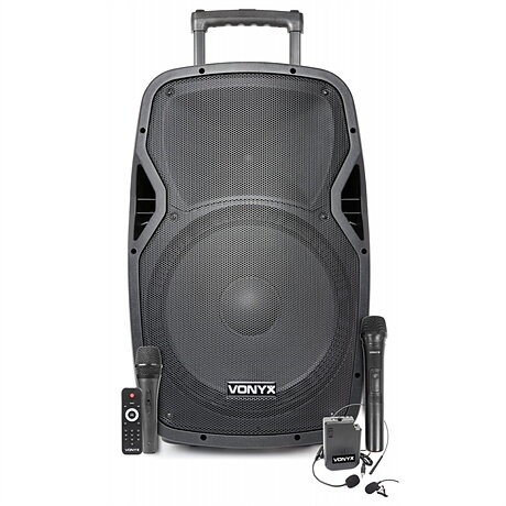 Vonyx AP1500PA Mobile Amp 15" BP-HH-UHF