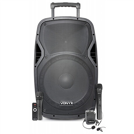 Vonyx AP1500PA Mobile Amp 15" BP-HH-UHF