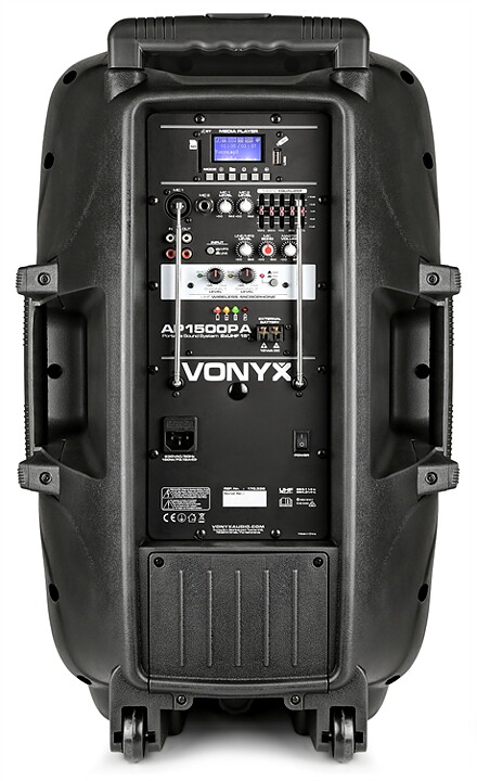 Vonyx AP1500PA Mobile Amp 15" BP-HH-UHF