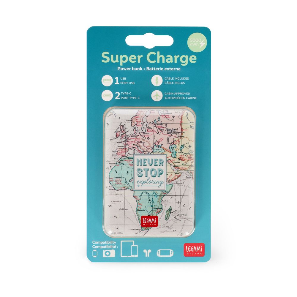 Powerbank, Supercharge, Travel (5000mAh)