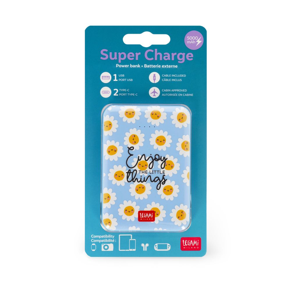 Powerbank, Supercharge, Daisy (5000mAh)