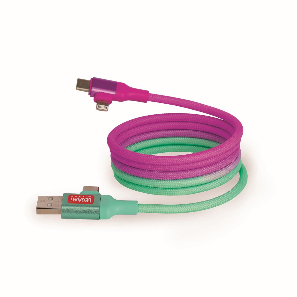 Magnetisk 4-i-1 Laddekabel, Electric Aura - 2