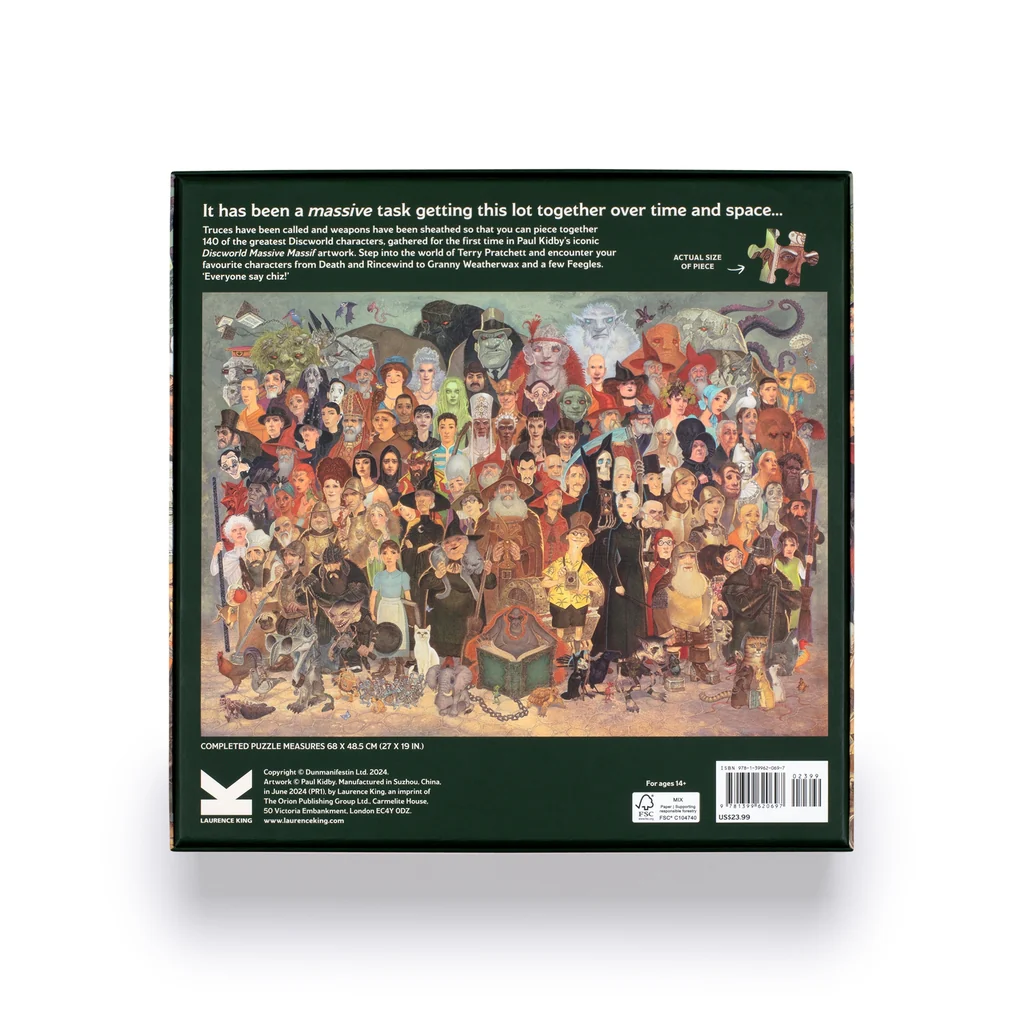 The World of Terry Pratchett A 1000-piece Discworld jigsaw puzzle by Paul Kidby - 2
