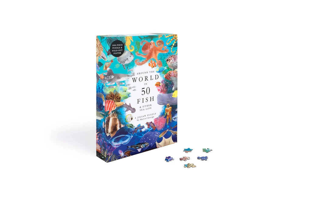 Around the World in 50 Fish, 1000 Piece Puzzle - 3
