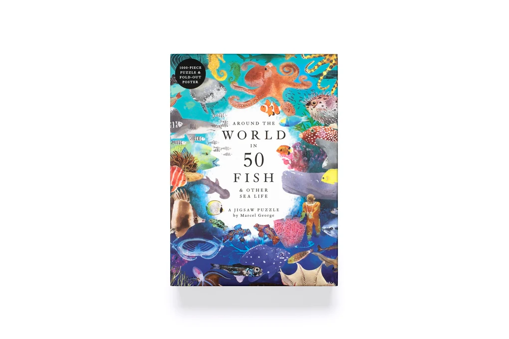 Around the World in 50 Fish, 1000 Piece Puzzle - 2