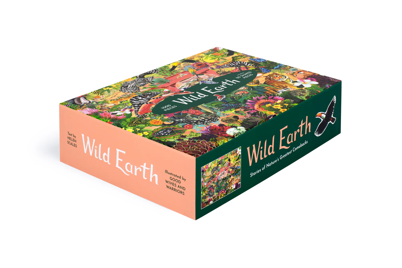 Wild Earth Jigsaw Stories of nature's greatest comebacks: 1000 piece jigsaw with 20 shaped pieces - 2
