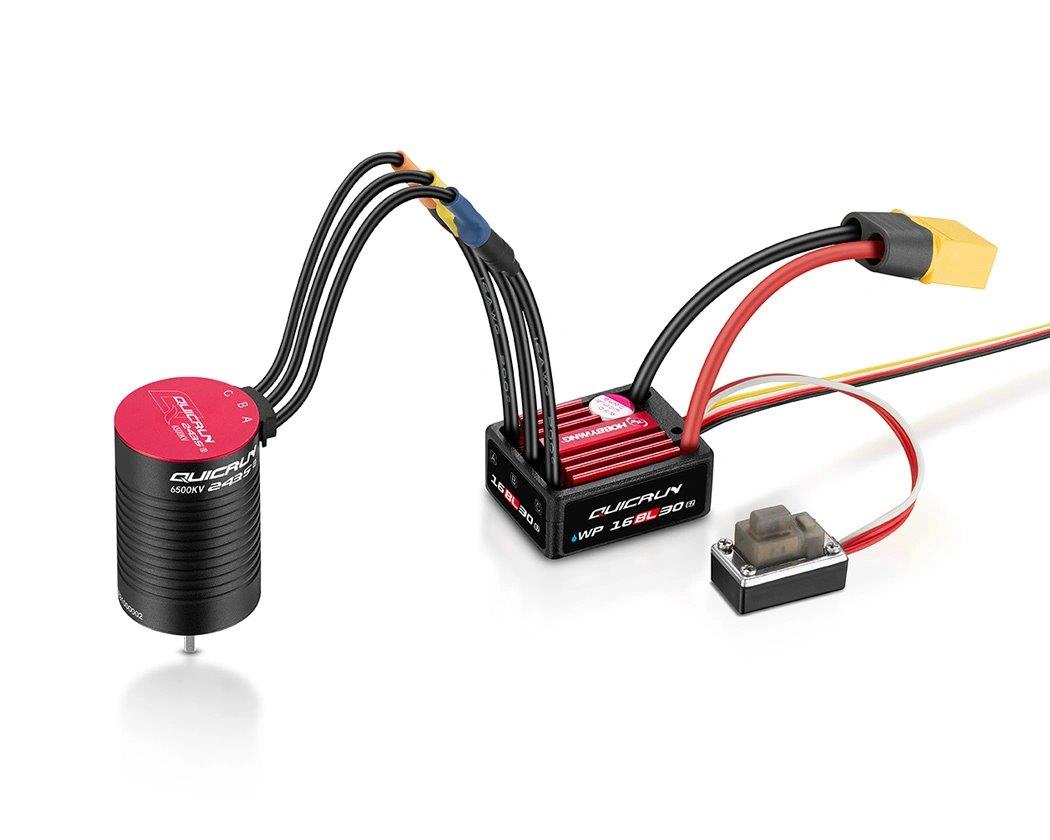 Hobbywing QuicRun Combo WP 16BL30 G2 - 2435SL 6500kV G3 1/16