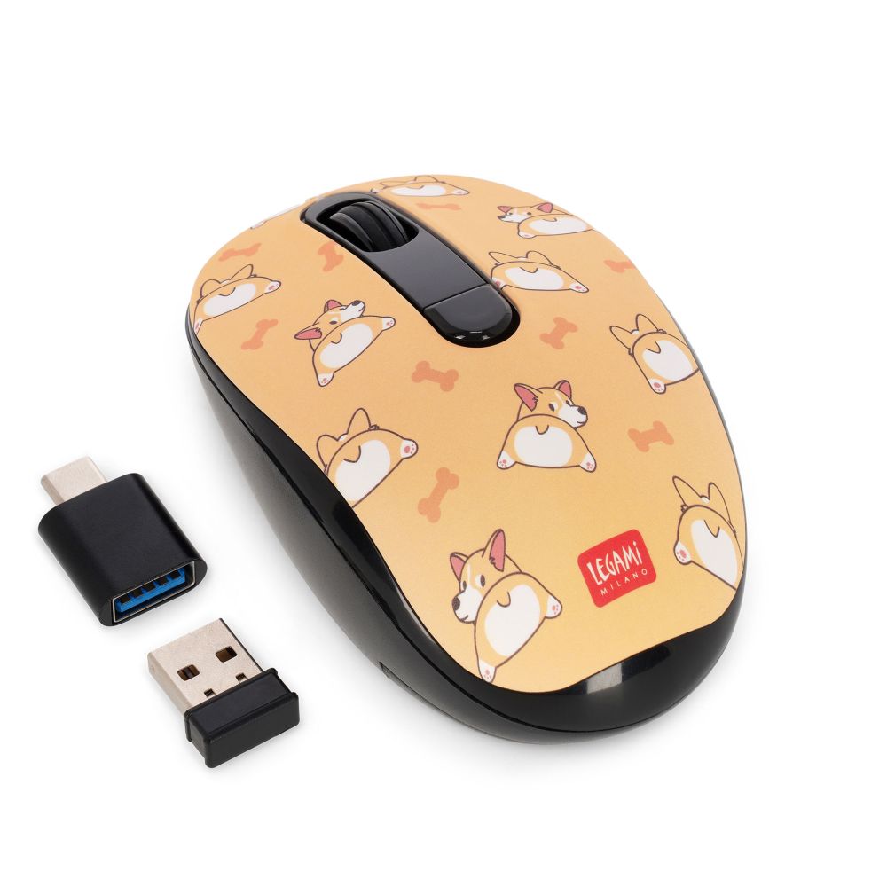 Trådlös mus, Corgi - 3