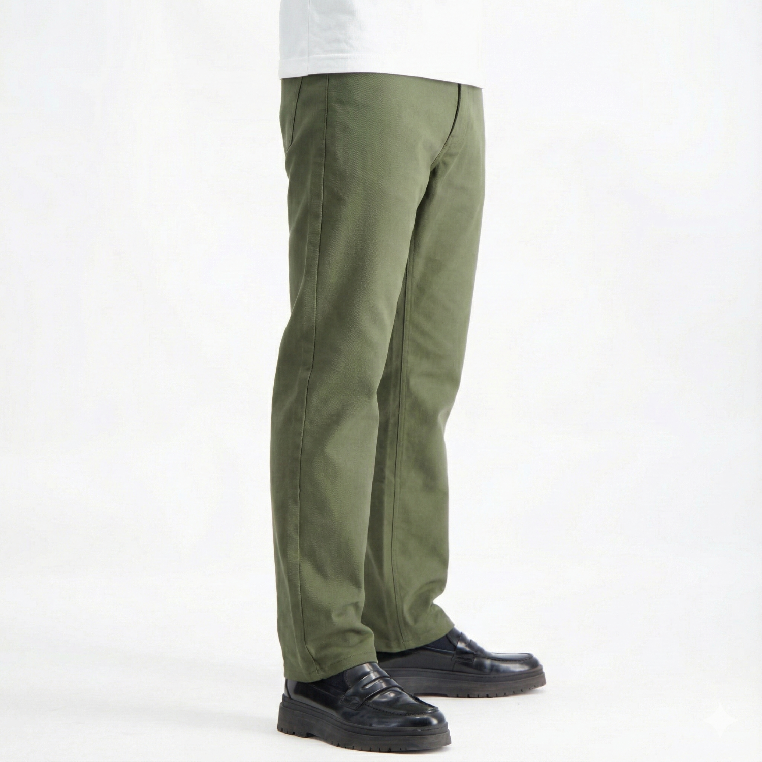 JV002 Regular olive green sideview