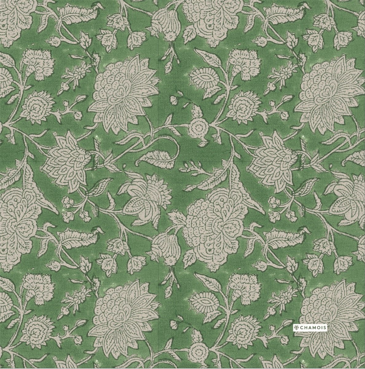 Papperservetter Indian Rose Green - 40x40cm