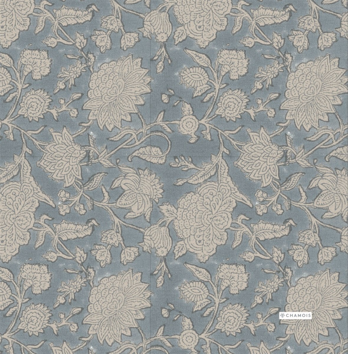 Pappersservetter Indian Rose Dusty Blue - 40x40cm