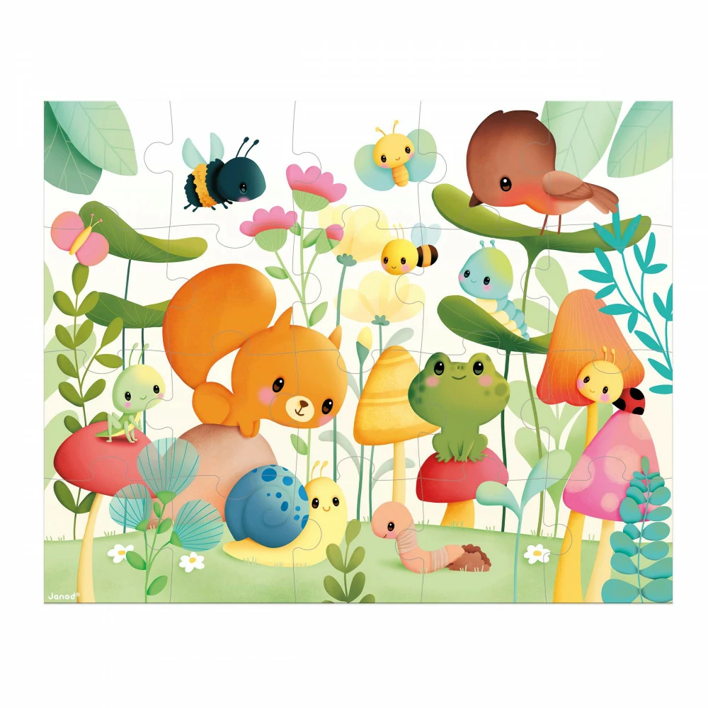 Garden Friends Puzzle  från Janod  - 3