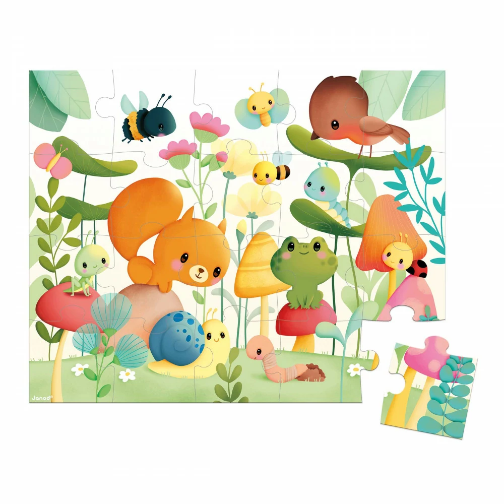 Garden Friends Puzzle  från Janod  - 2