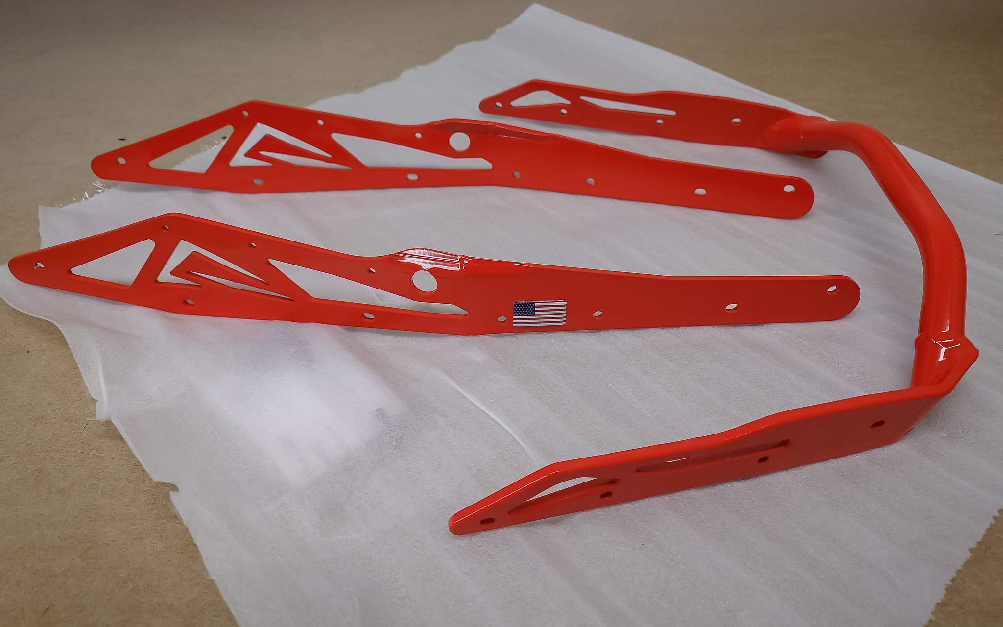 Skinz Bakbåge Polaris Matryx 146" Slash - Röd - 3