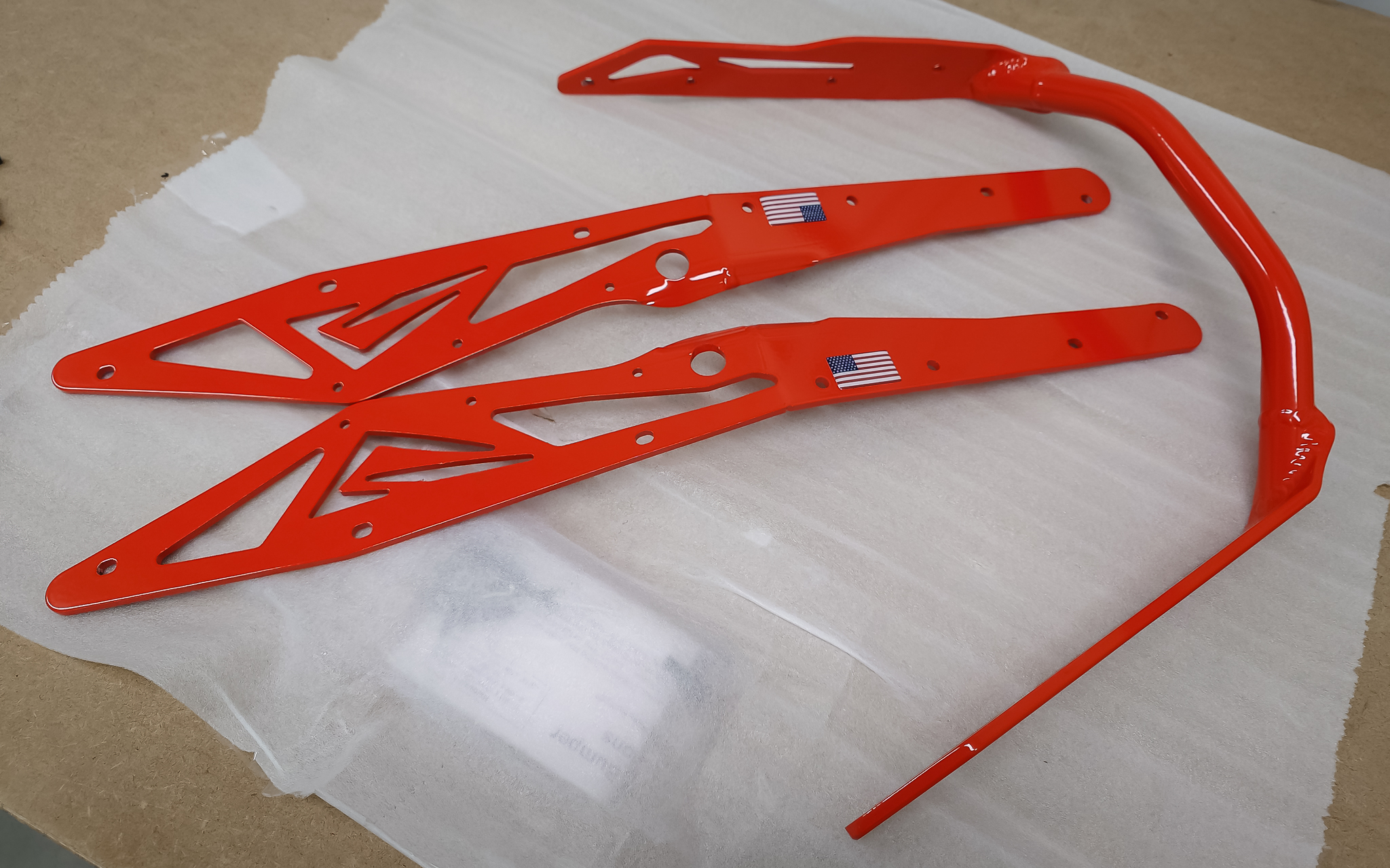 Skinz Bakbåge Polaris Matryx 146" Slash - Röd