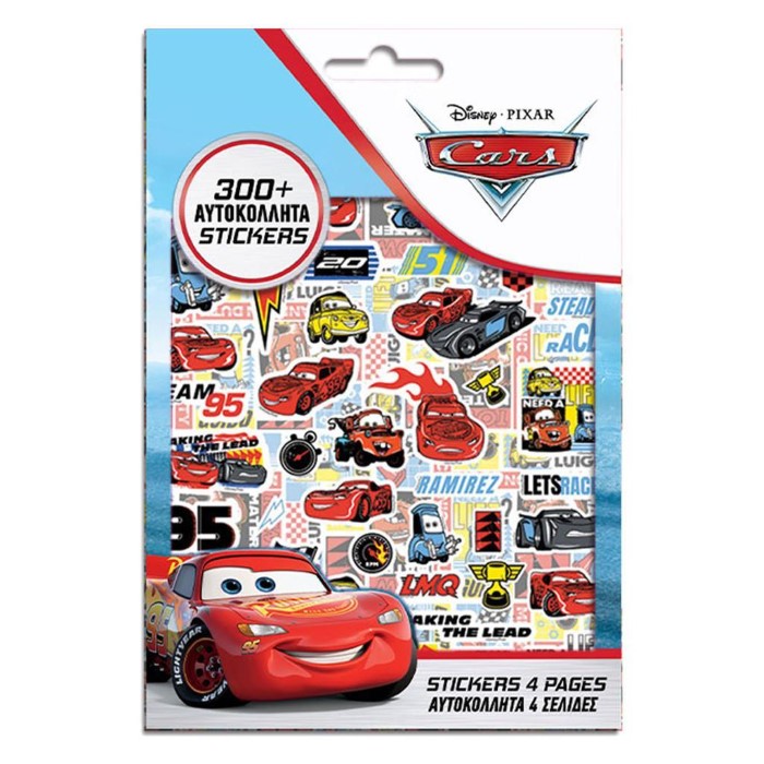 Cars Disney Klistermärke 300 st