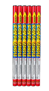 Bombrör Roman Candle 6-skott 6-pack