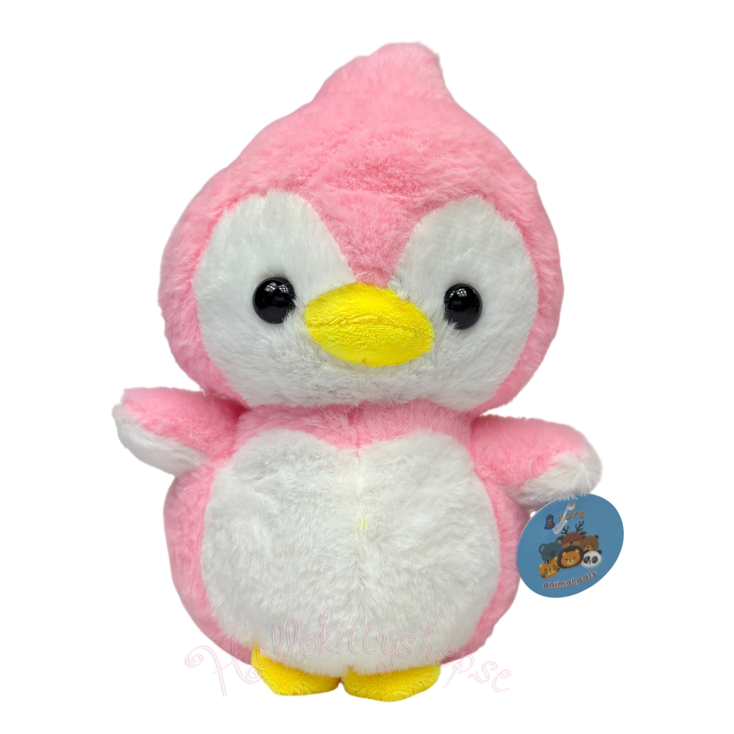 Rosa Pingvin Gosedjur – Kawaii Plush i Supermjukt Fluff 21 cm