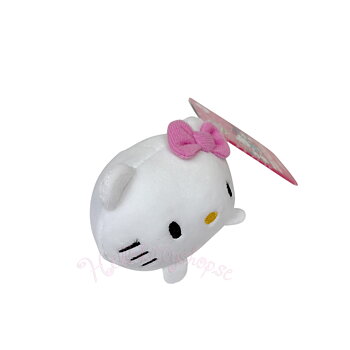 Hello Kitty and Friends Plush Beanies Gosedjur – Kawaii Squishy Hello Kitty Rosa Rosett 9 cm