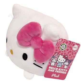 Hello Kitty Plush Beanies Gosedjur – Kawaii Squishy Rosa Rosett 20 cm
