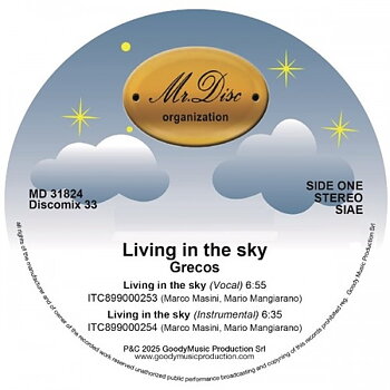 Grecos - Living In The Sky EP / Mr. Disc Organization
