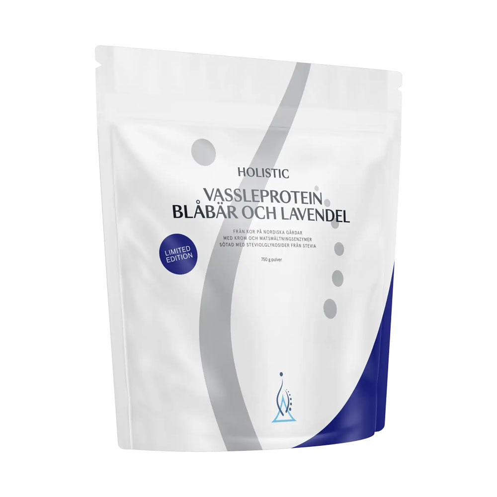 Vassleprotein Blåbär & Lavendel 750 g Holistic