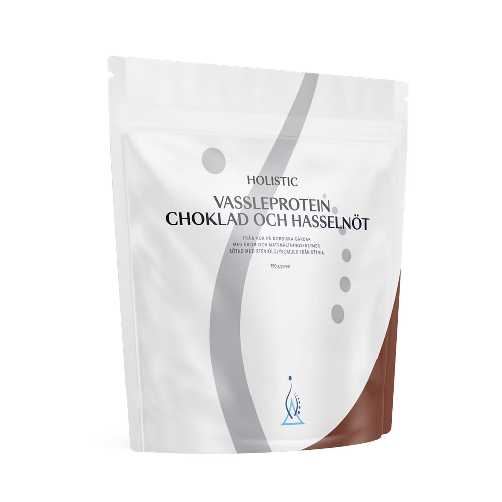 Vassleprotein Choklad & Hasselnöt 750 g Holistic