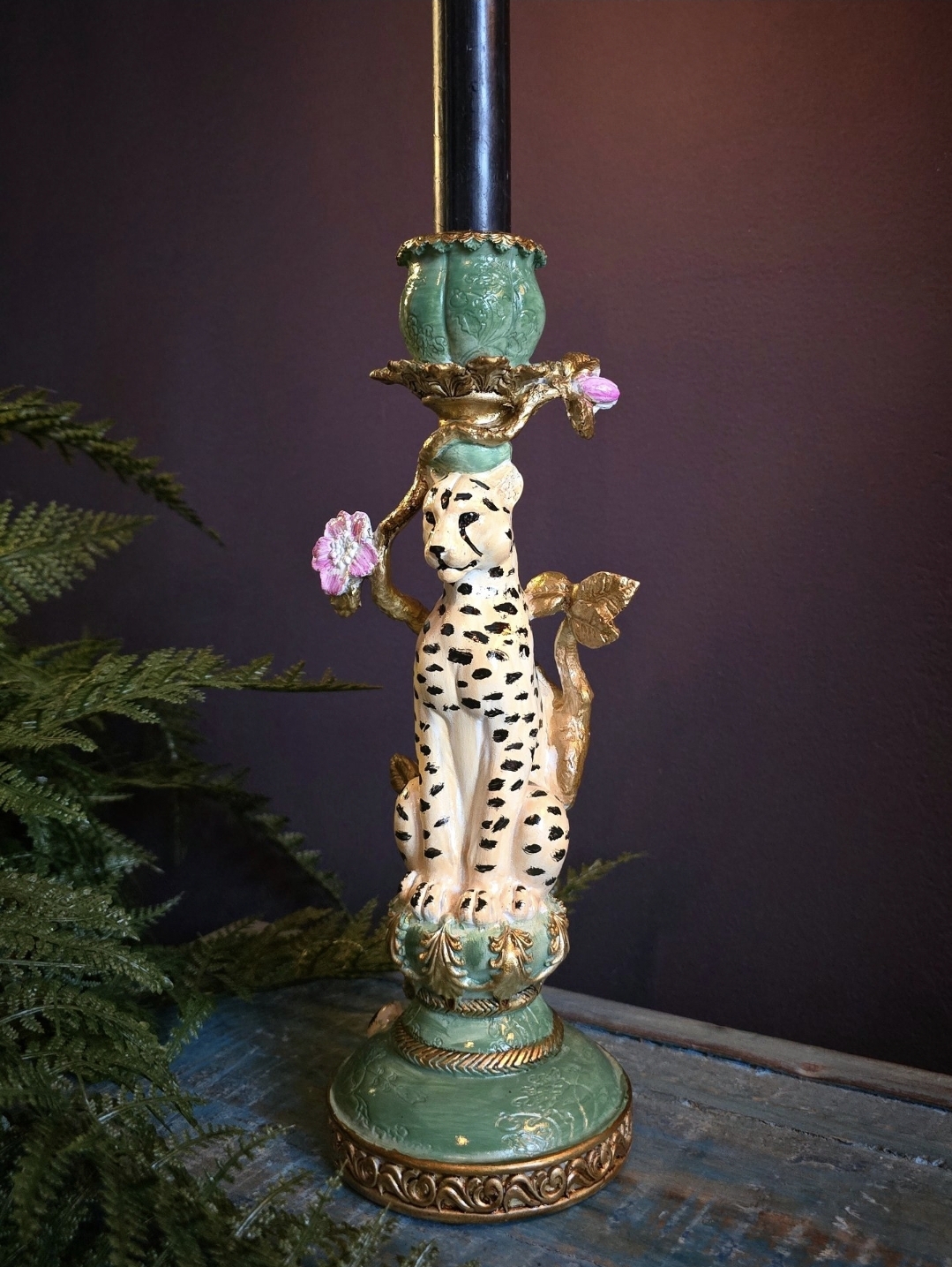 Ljusstake - Leopard - 3