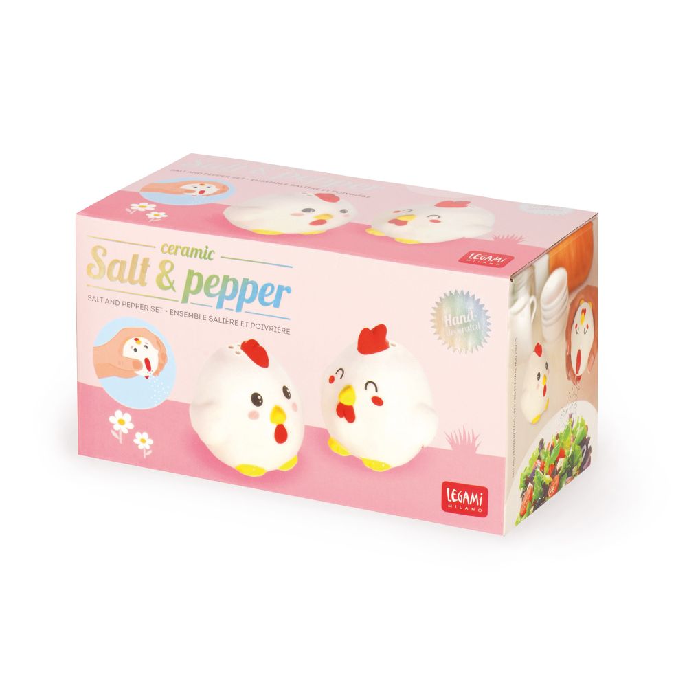 Salt & Pepper, saltbøsse og peberbøsse, Hen
