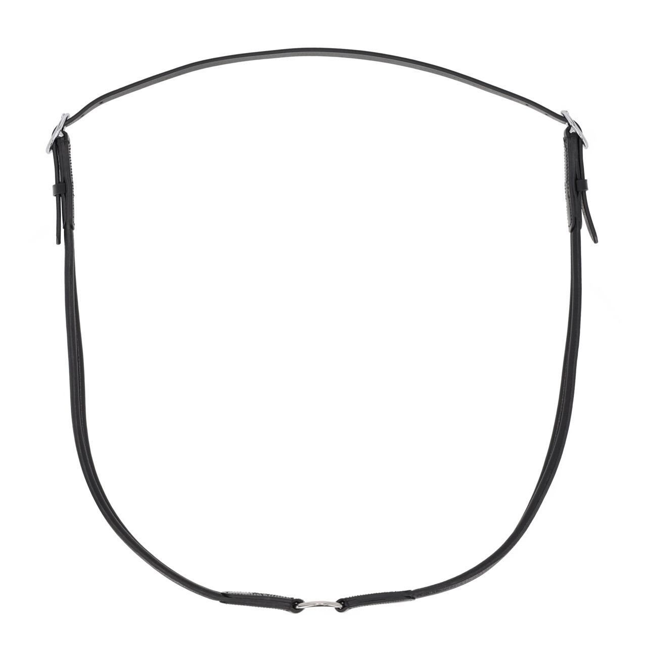 QHP Liberta Leather Neck Rope – Black