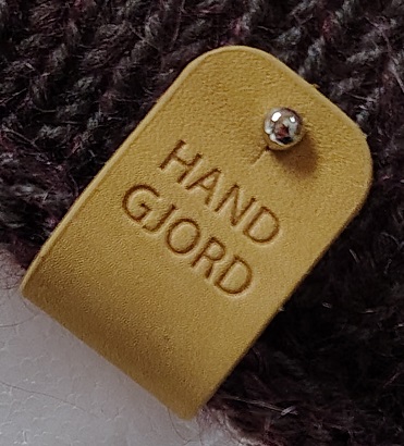 Lädermärke Handgjord