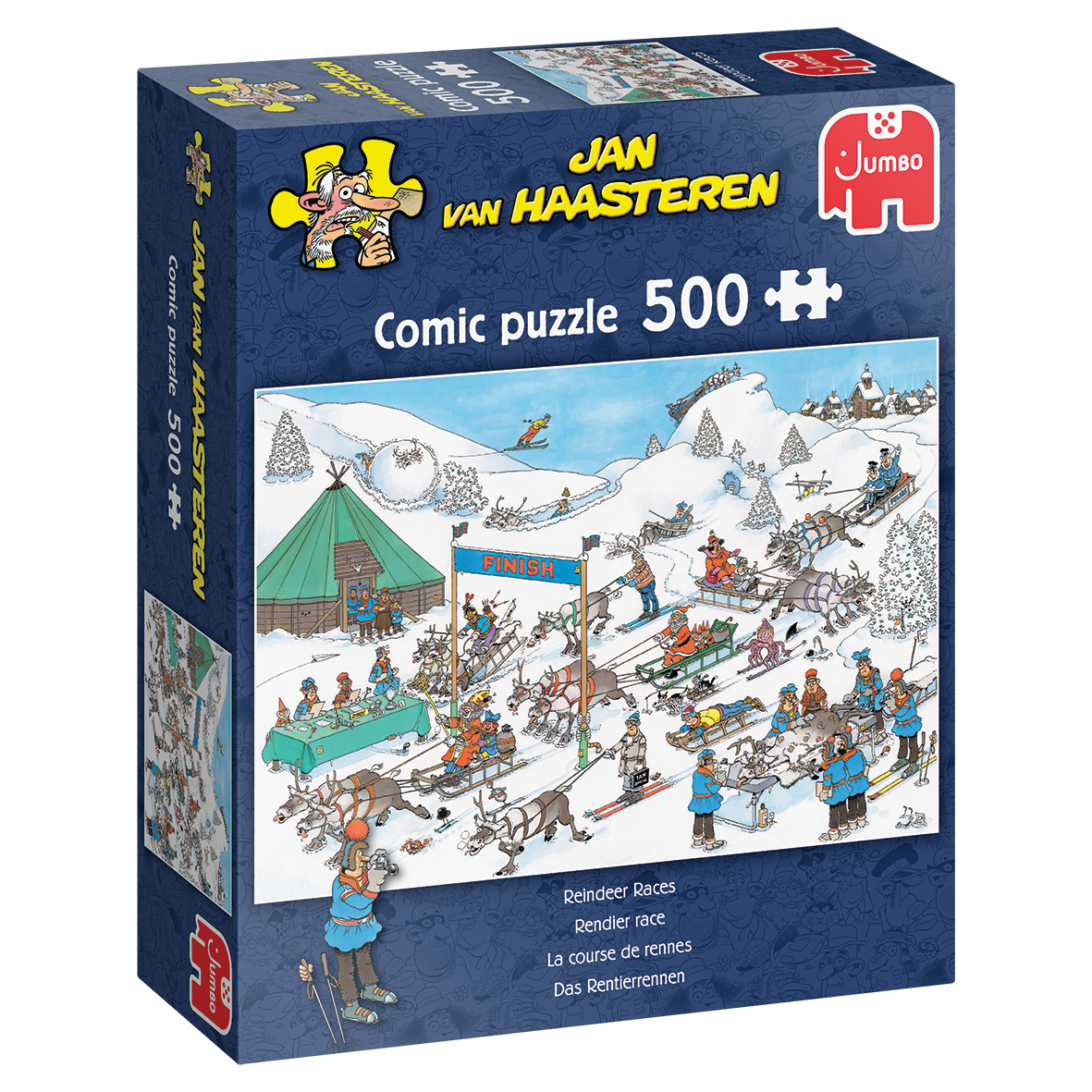 Jan van Haasteren - Reindeer Race, 500 bitar