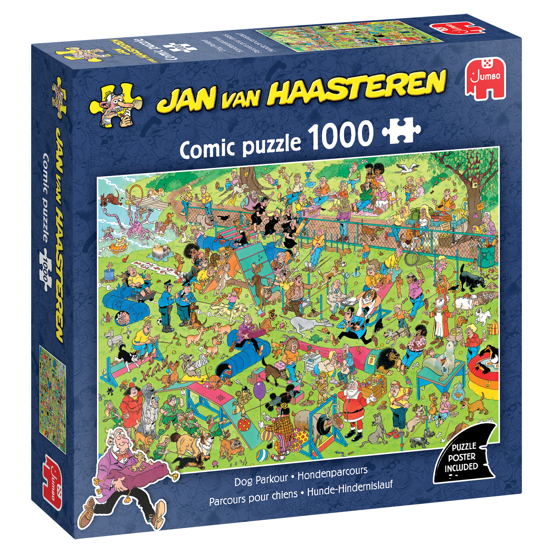 Jan van Haasteren - Dog Parkour, 1000 bitar