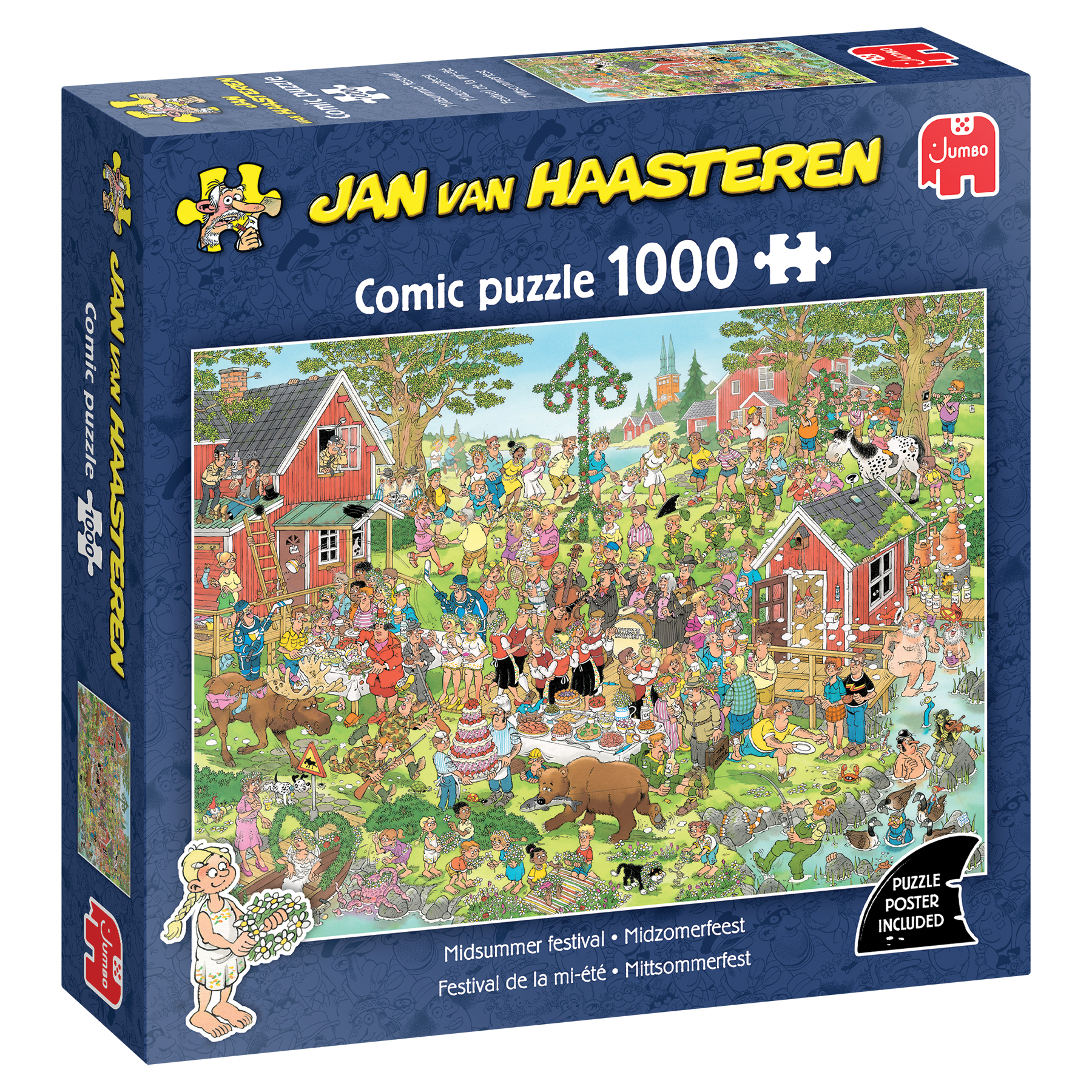 Jan van Haasteren – Midsummerfestival, 1000 bitar