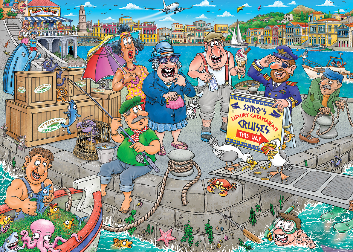Wasgij Original 47 - Boating Bedlam! 1000 bitar - 2