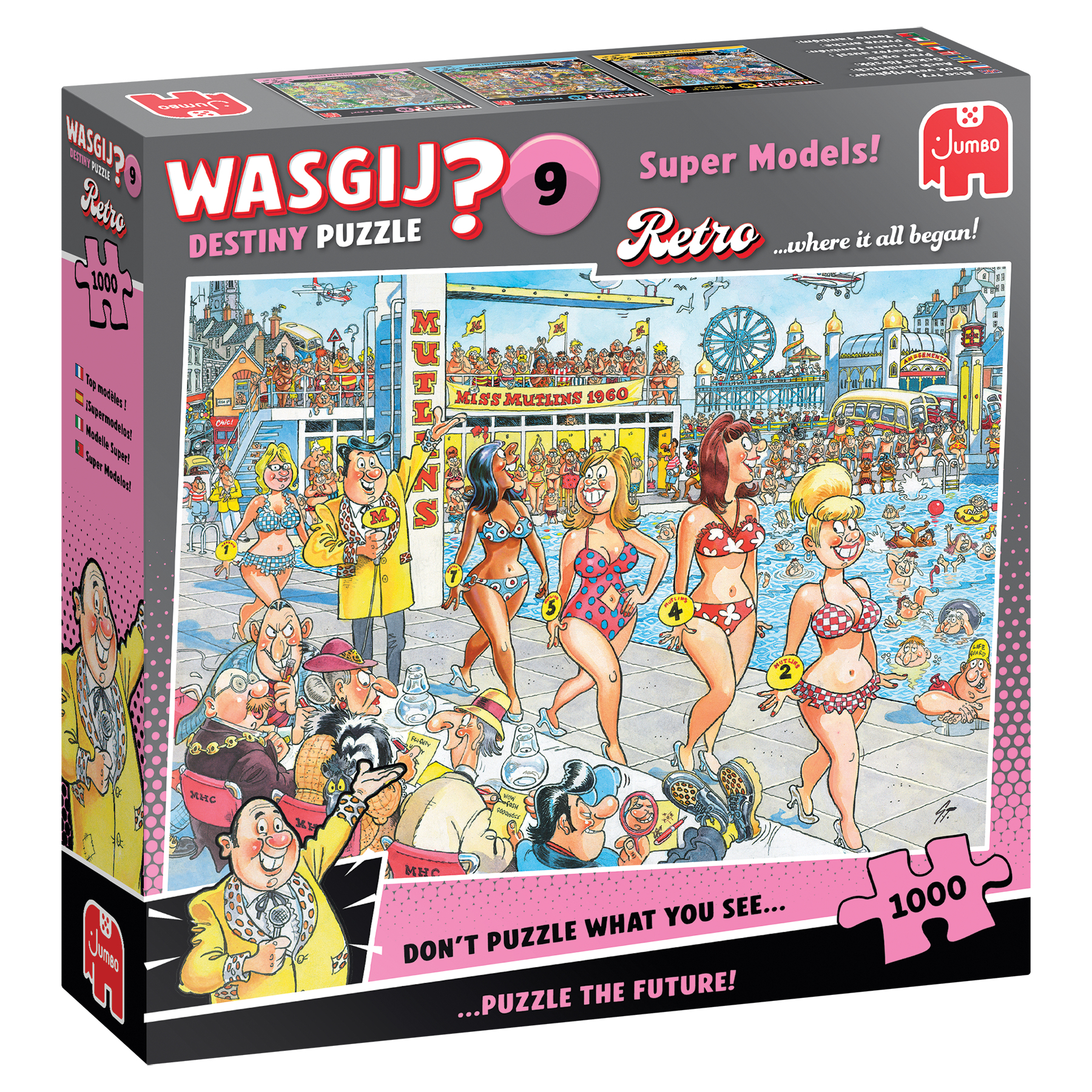 Wasgij Retro Destiny 9 - Super Models! 1000 bitar
