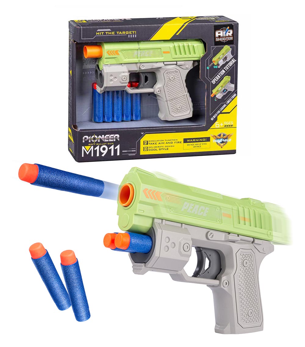 Pioneer Agent Softbulletpistol m/ Skumpilar