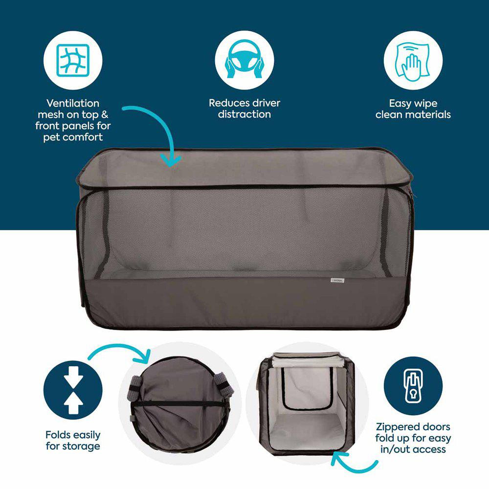 Sherpa Quick Kennel Dog Crate – 109×53×53 cm – Good Ventilation