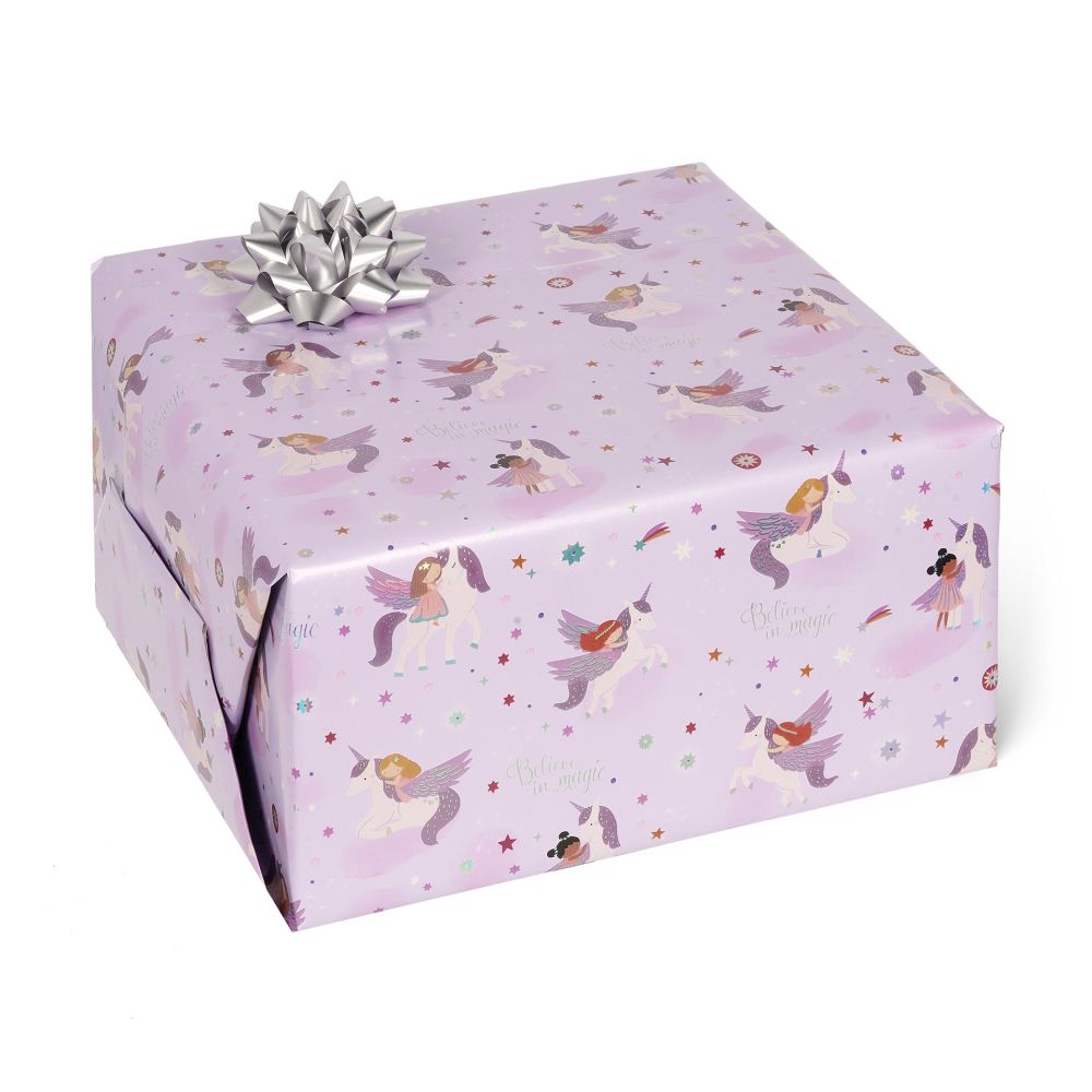 Gavepapir - Unicorn Purple