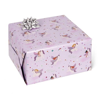 Presentpapper - Unicorn Purple
